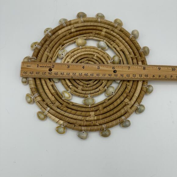 Cowrie Shell Trivet 8.5 inch - Picture 3 of 6